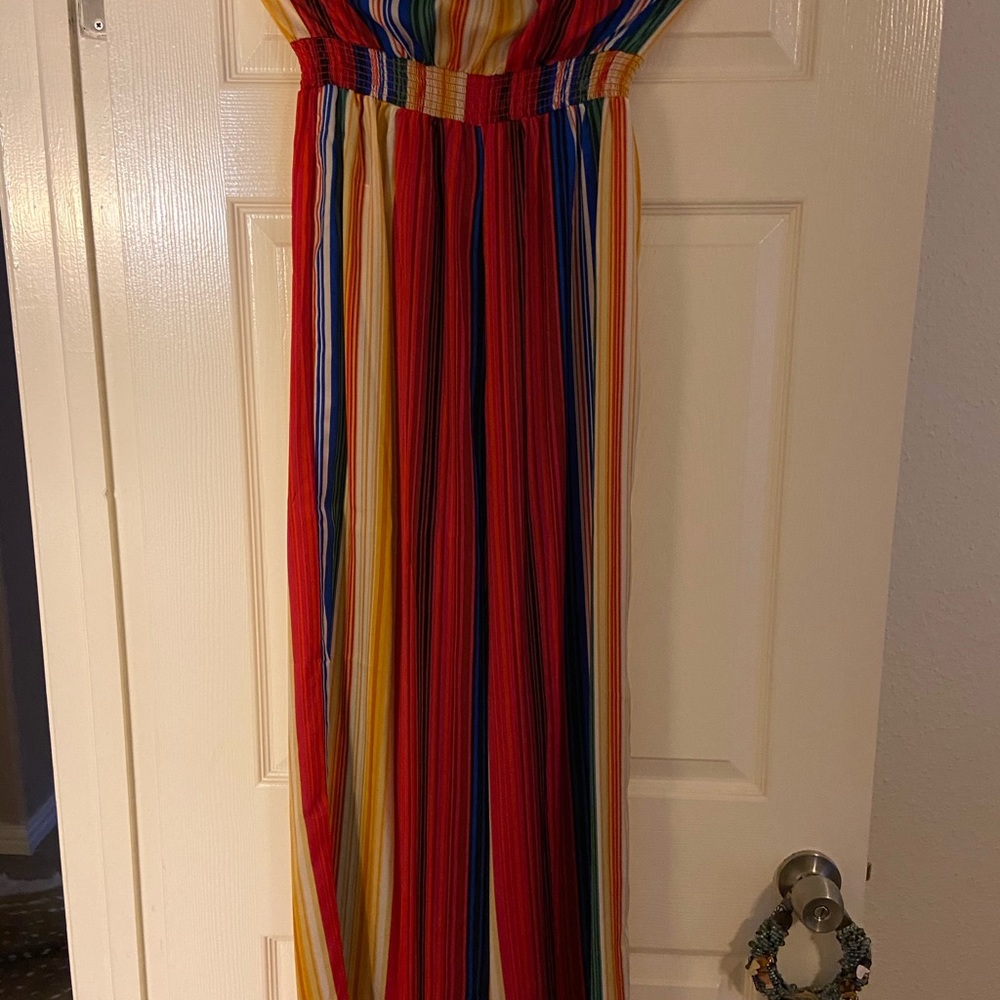 Strapless romper pants